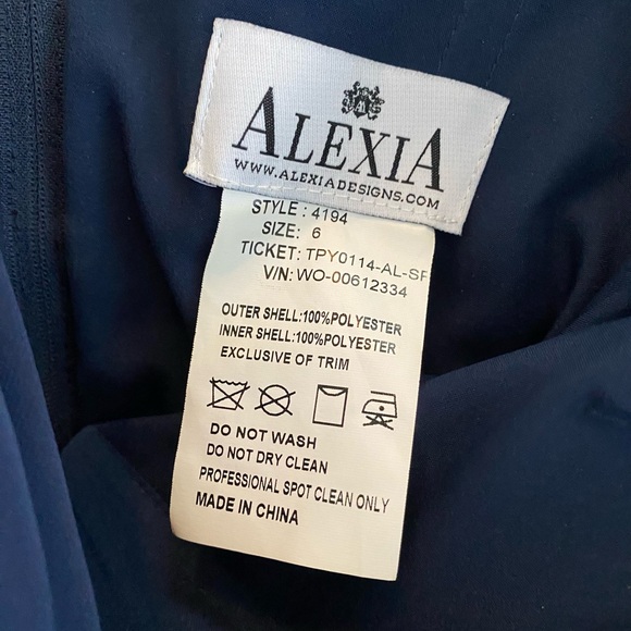 Blue Bridesmaid Dress - Picture 5 of 5